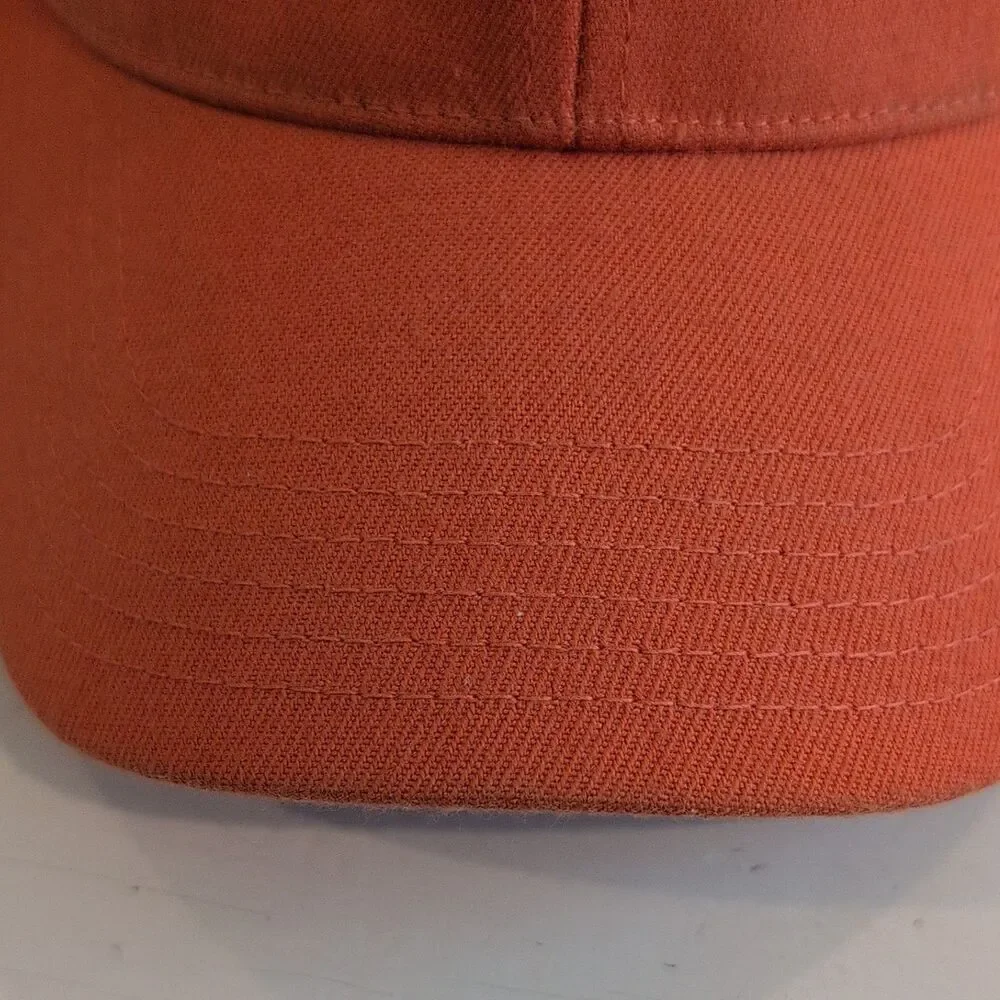 Callaway Orange Adjustable Golf Hat Cap Embroidered Logo Solid Unisex
